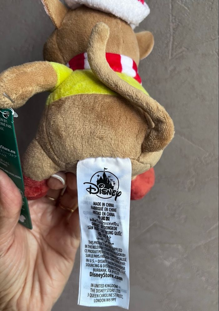 Peluche épaule / shoulder Gus de Cendrillon neuve - photo numéro 6