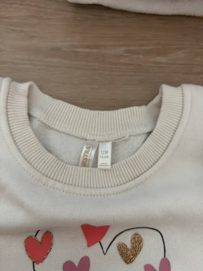 2 tenues bébé fille 12mois - photo numéro 4