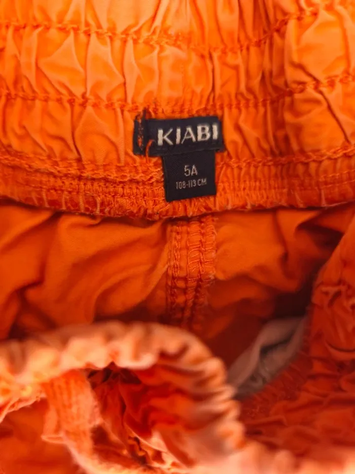 Short garçon Kiabi - Orange - Taille 5 ans - photo numéro 2
