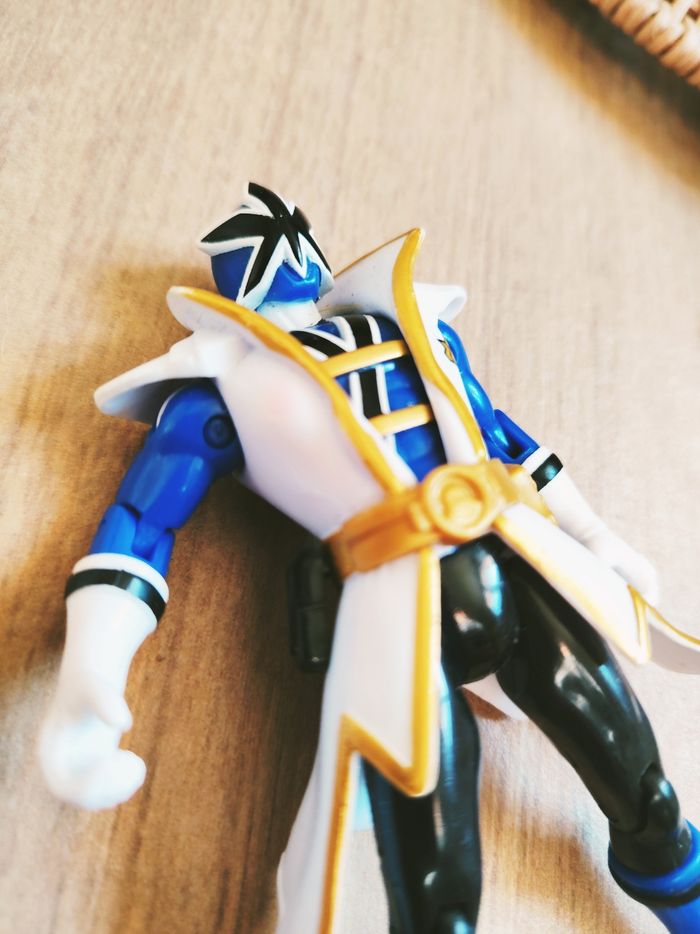 🙅 Power rangers Super Samurai figurine du ranger bleu Bandai - photo numéro 2
