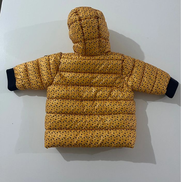 Doudoune à capuche jaune étoile - 6 mois - Petit Bateau - photo numéro 4