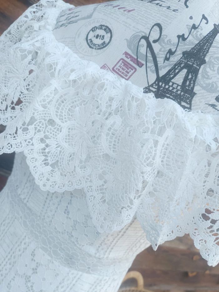 Superbe robe blanche longue Blanche neuve - photo numéro 12