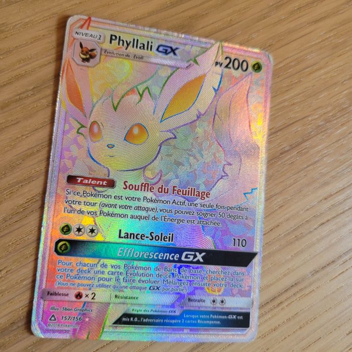Pokémon Phyllali GX Rainbow 157/156 - photo numéro 2