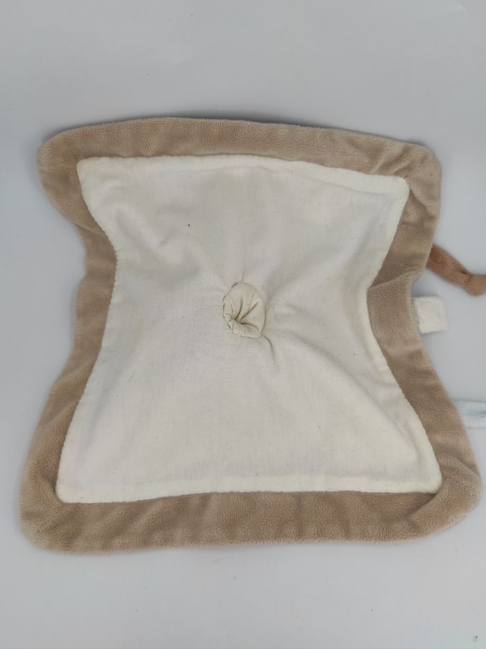 Doudou Plat Cheval Âne beige Nattou Vintage - photo numéro 3