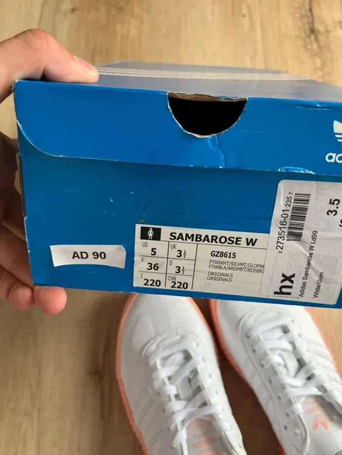 Adidas Sambarose Taille 36 - photo numéro 6