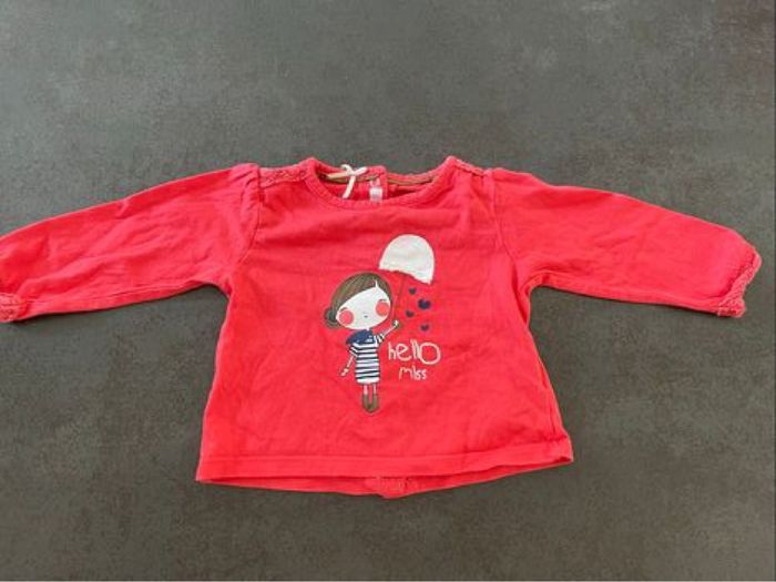 T shirt manches longues fille gemo