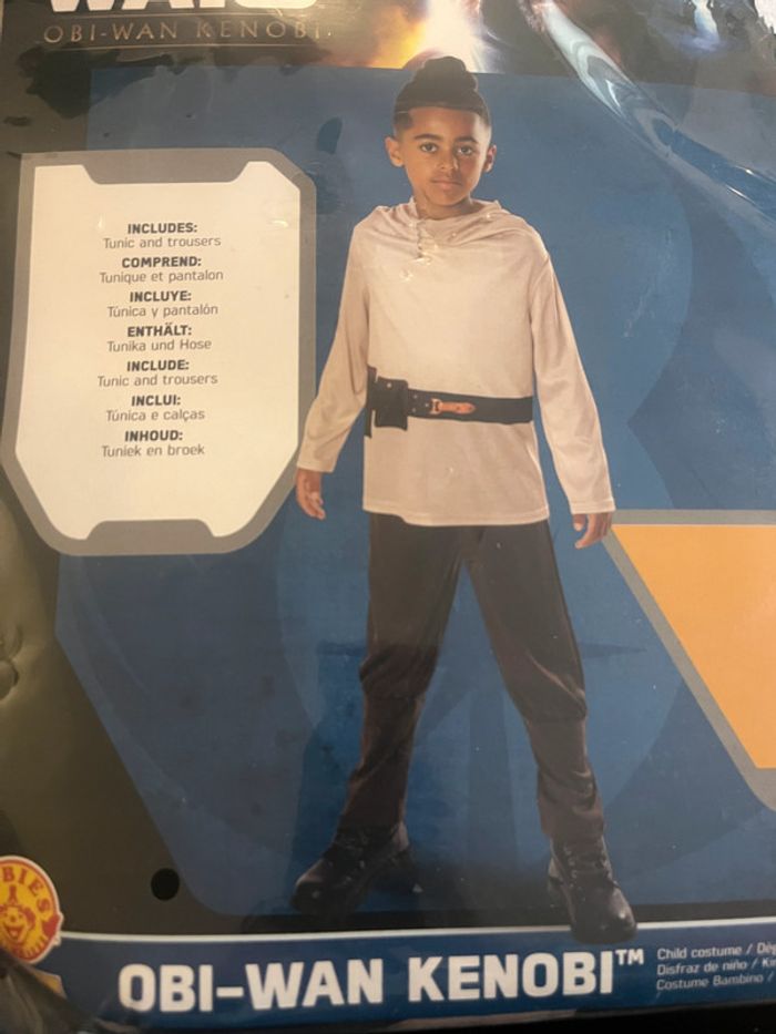 Déguisement Star Wars Obi-wan Kenobi Taille 7-8 ans (122-128 cm). - photo numéro 2