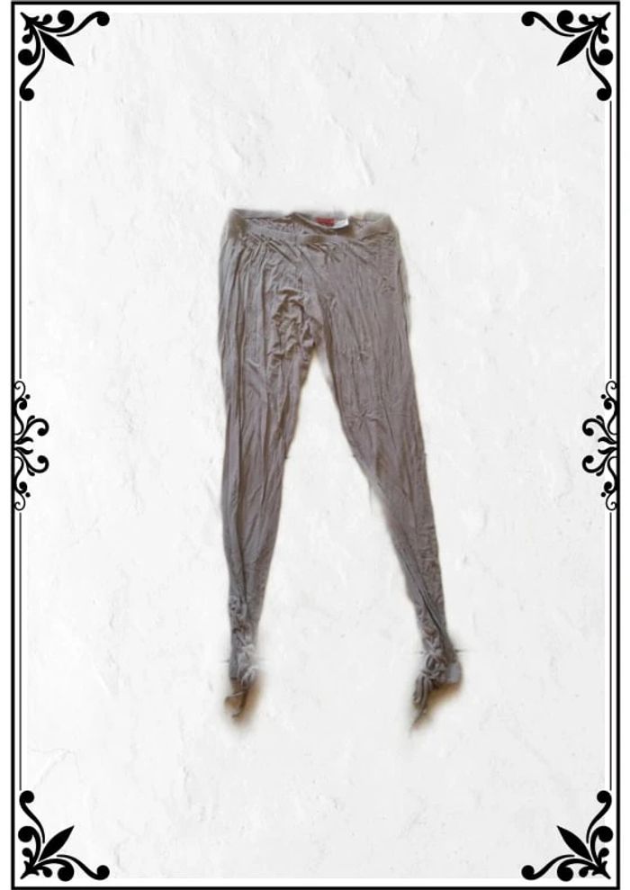 Leggings gris à noeuds taille 46 48 - photo numéro 2
