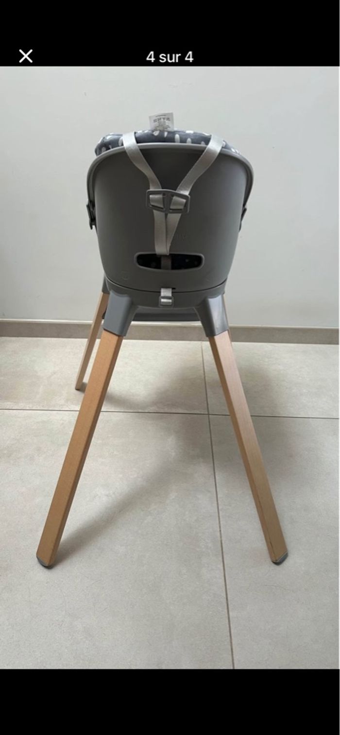 Chaise haute Twistshake + coussin - photo numéro 2