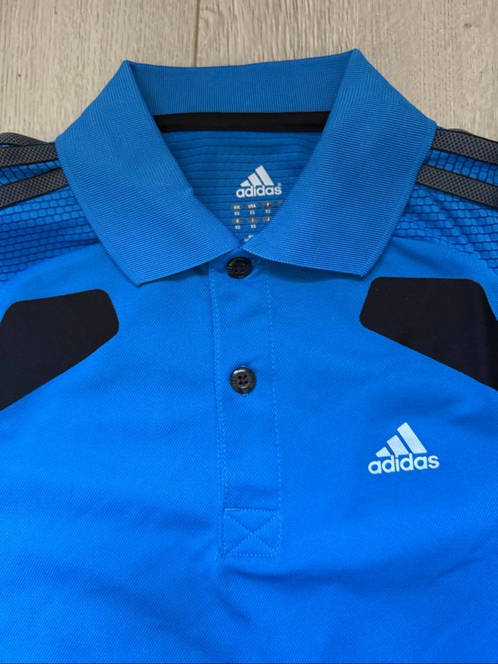 Polo bleu adidas taille XS - photo numéro 2