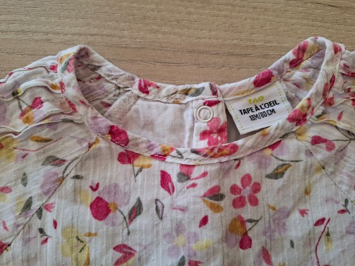 Blouse fleurie tao 18 mois - photo numéro 3