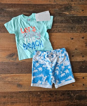 Ensemble short et t-shirt bébé garçon 12mois