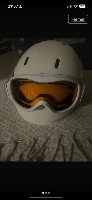 Casque de ski et masque