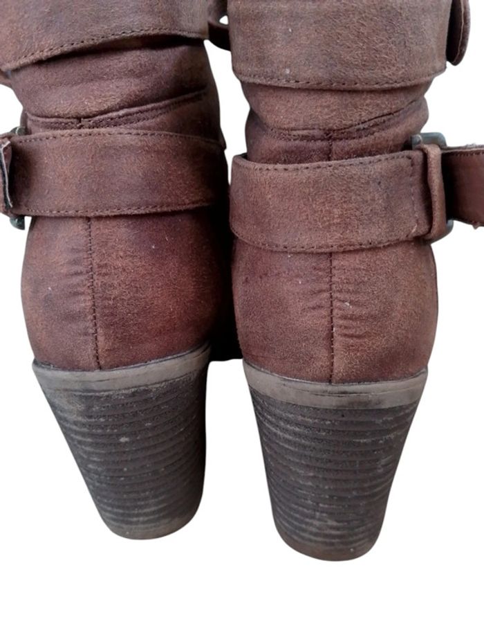 Boots marron vieillit - photo numéro 6