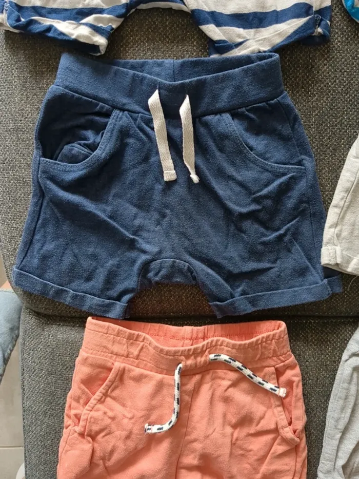 Lot de 7 shorts bébé garçon 74 cm - photo numéro 4