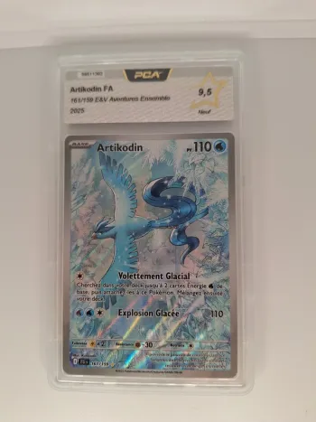 Carte Pokémon Artikodin JTG Gradée 9.5