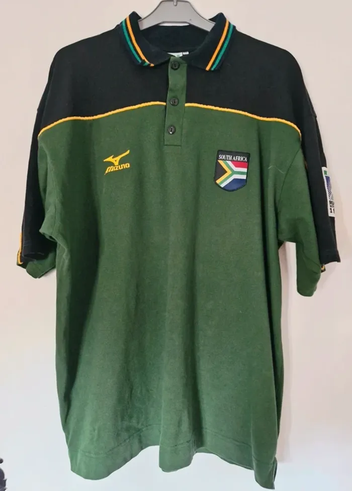 Maillot Shirt Rugby South Africa Afrique du Sud Springboks 1999 World Cup Mizuno Taille XXL