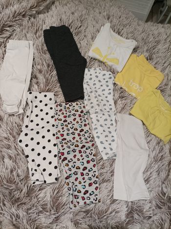 Lot leegings et hauts manches longues