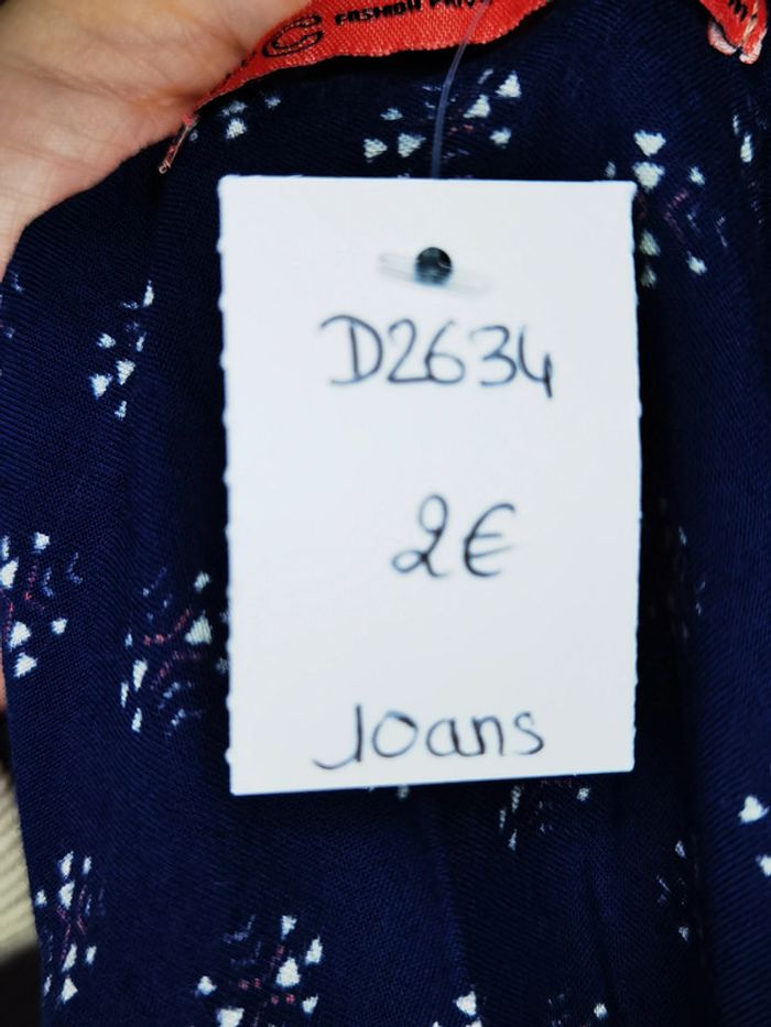 D2634 - robe fille 10 ans - photo numéro 3