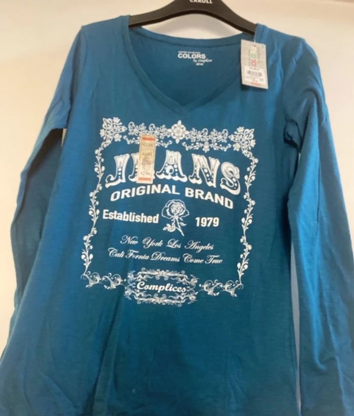 T-shirt de marque complice, taille 42 44 collection Colors Neuf  Plus un 40 - photo numéro 2