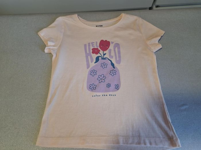 Beau lot fille 5 tee-shirts 4 ans manches courtes Kiabi/Marvel très bon état - photo numéro 6