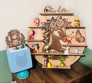 Étagère + socle V2 + prénom