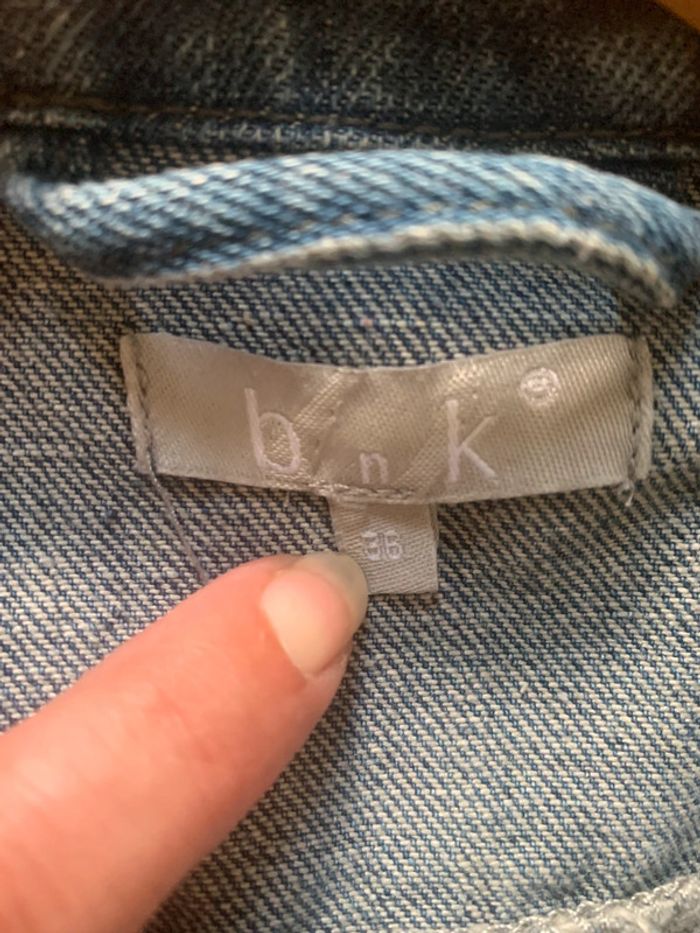 Veste B n K en jean taille 36 coupe droite - photo numéro 10