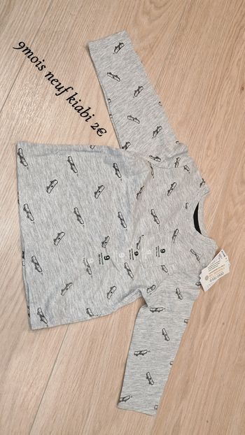 T-shirt manche longue 9mois neuf