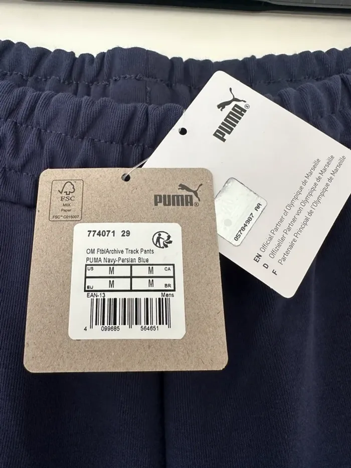 Jogging puma olympique de marseille neuf taille M - photo numéro 4