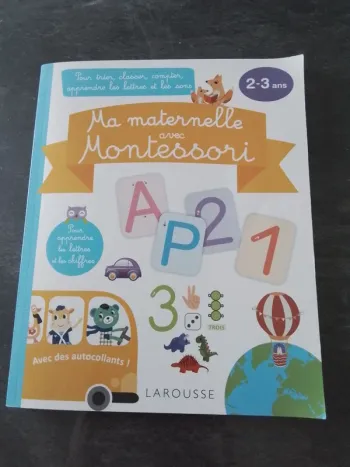 Livre "Ma maternelle avec Montessori" 2/3 ans
