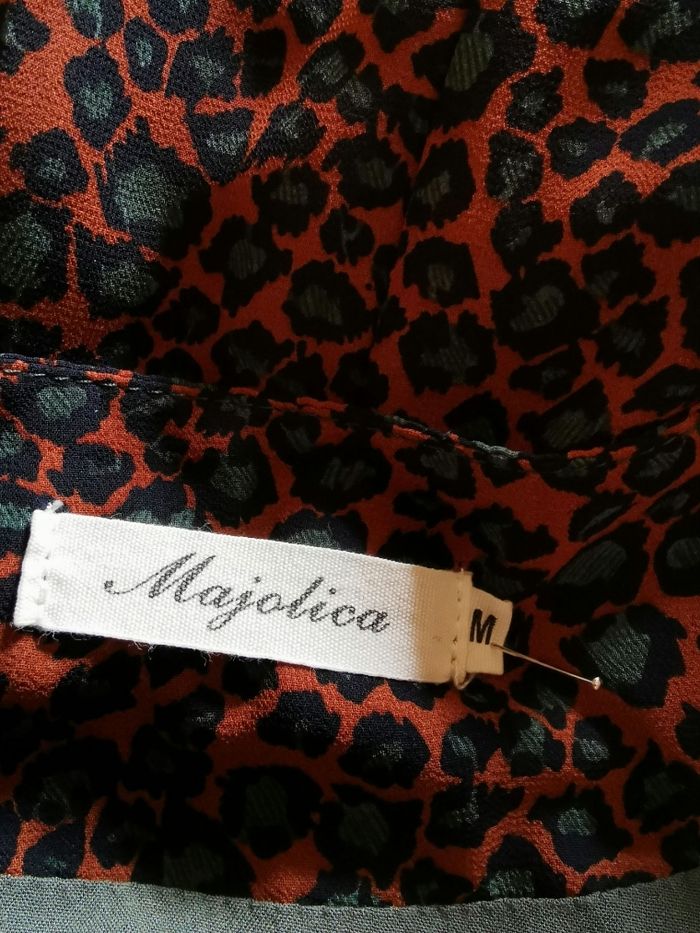 Robe fluide imprimé léopard Majolica T38 - photo numéro 7