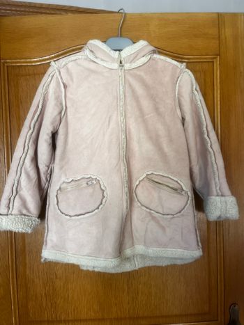 Manteau  en daim fille