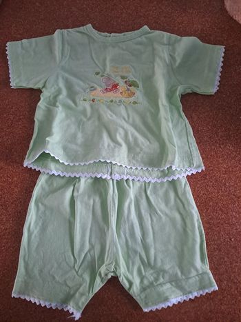 Ensemble enfant vert Aubisou