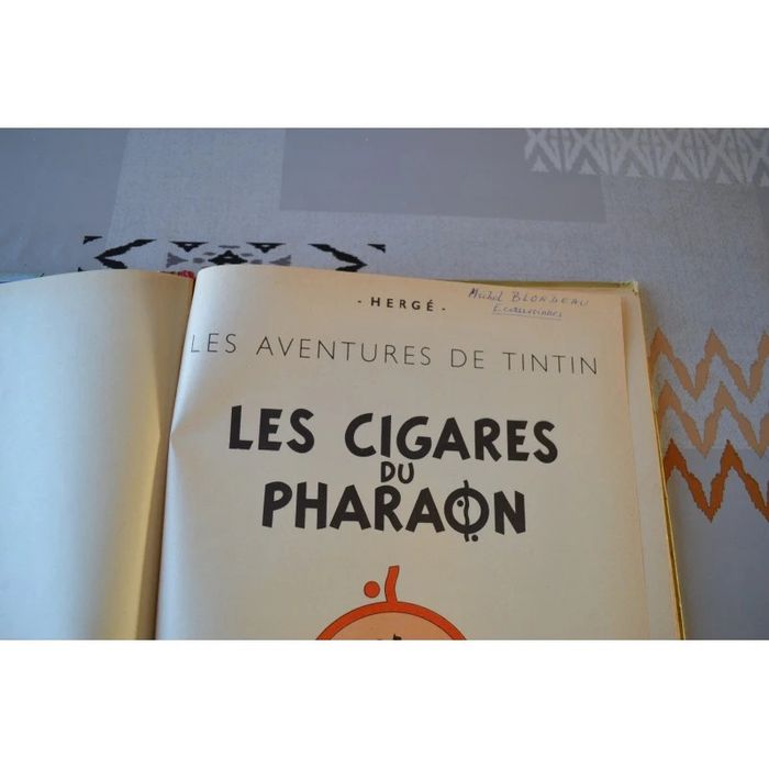Tintin les cigares du Pharaon EO belge B15 1955 - photo numéro 5