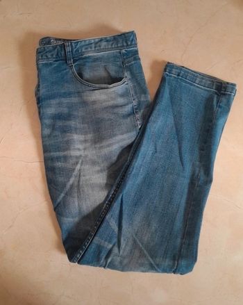 Jean skinny style délavé taille 46💢