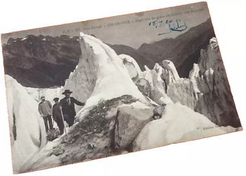 Carte postale ancienne   Chamonix (Haute-Savoie)  Aiguilles de glace au Glacier des Bossons