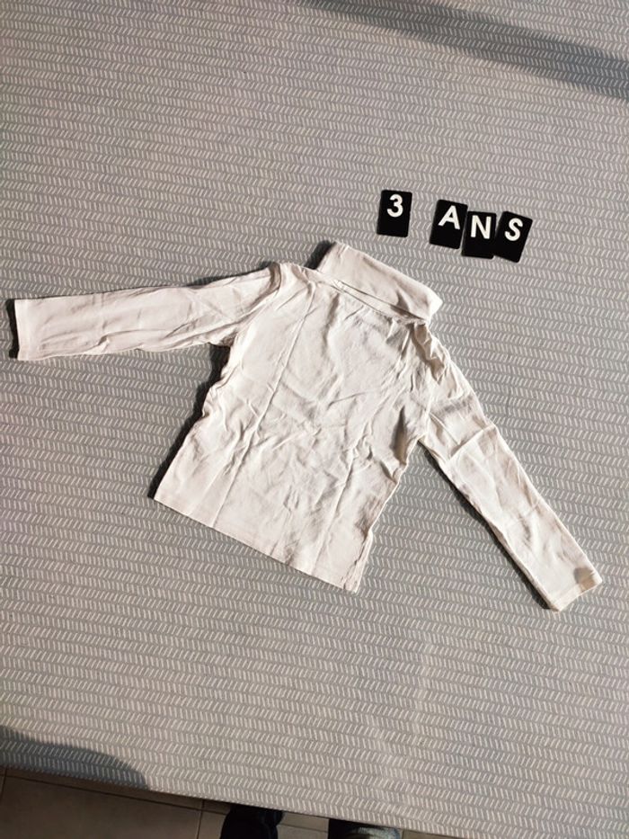 T-shirt sous-pull col roulé fille - Inextenso - 3 ans - photo numéro 6