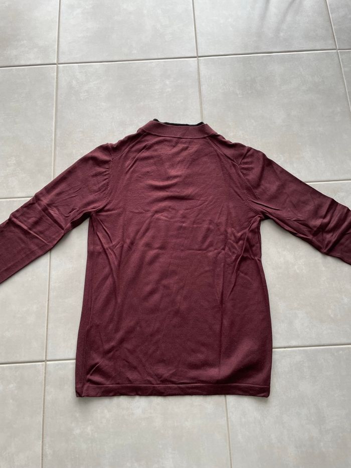 Pull bordeaux Celio - photo numéro 5
