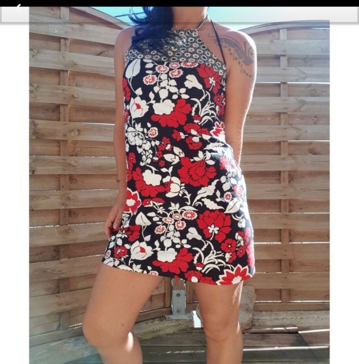 Sublime robe estivale style tahitien Heiva Kenzo