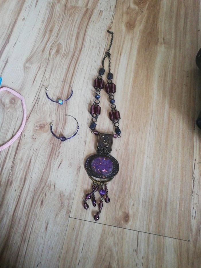 Parure mauve - photo numéro 2