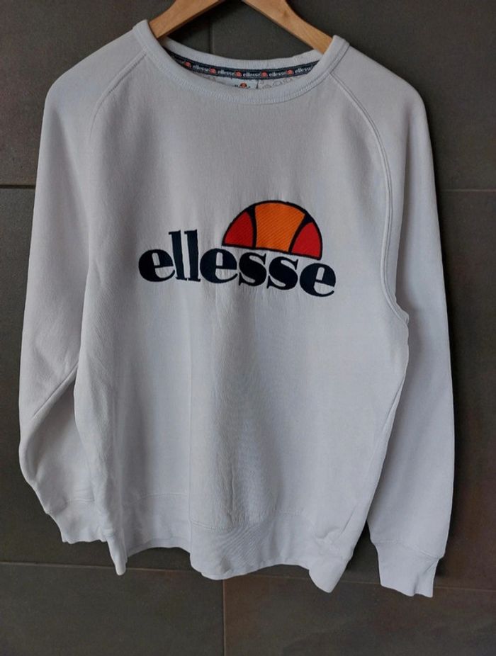Sweat blanc Ellesse