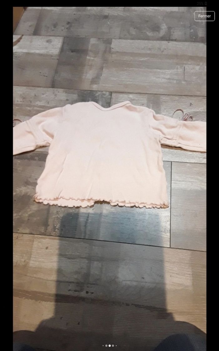 Tee shirt manche longue à nouer sur les bras - photo numéro 5