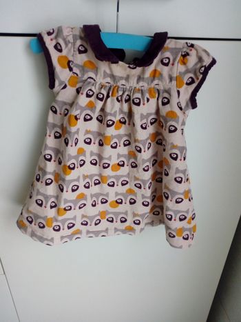 Robe avec petites manches