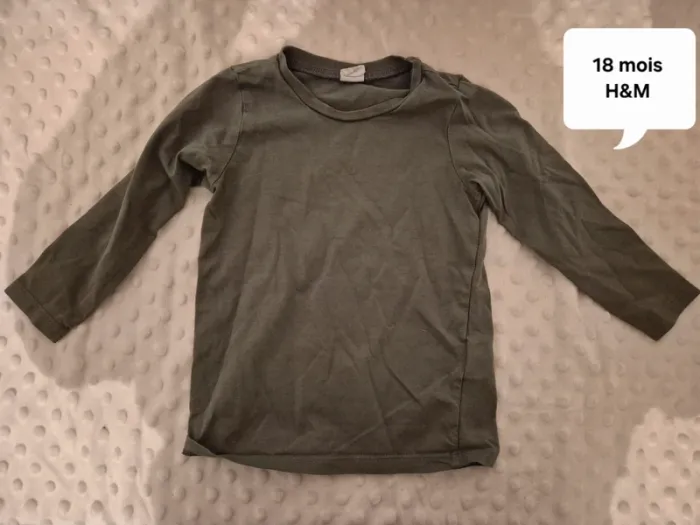 T-shirt manche longue Garçon 18 mois