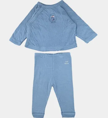 Ensemble T-shirt à manches longues + Legging 6 mois en coton Petit Bateau