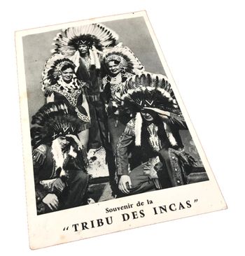 Carte postale ancienne Souvenir de la Tribu des Incas