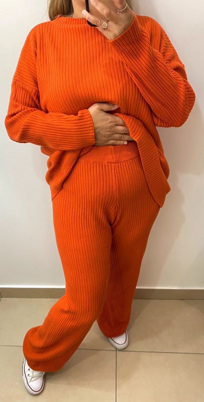 Superbe Ensemble Pull Pantalon Taille Unique - photo numéro 3