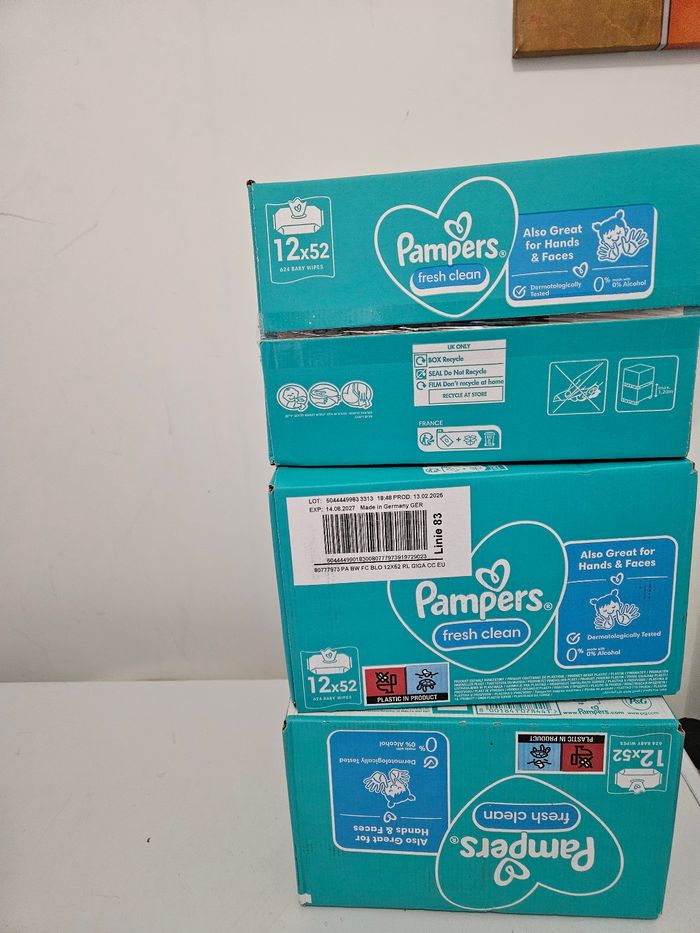 3 cartons de lingettes nef