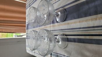 4 coupes à fruits en verre