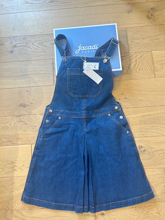 Robe en jeans salopette Jacadi 12 ans neuve avec étiquette robe Jacadi 2025